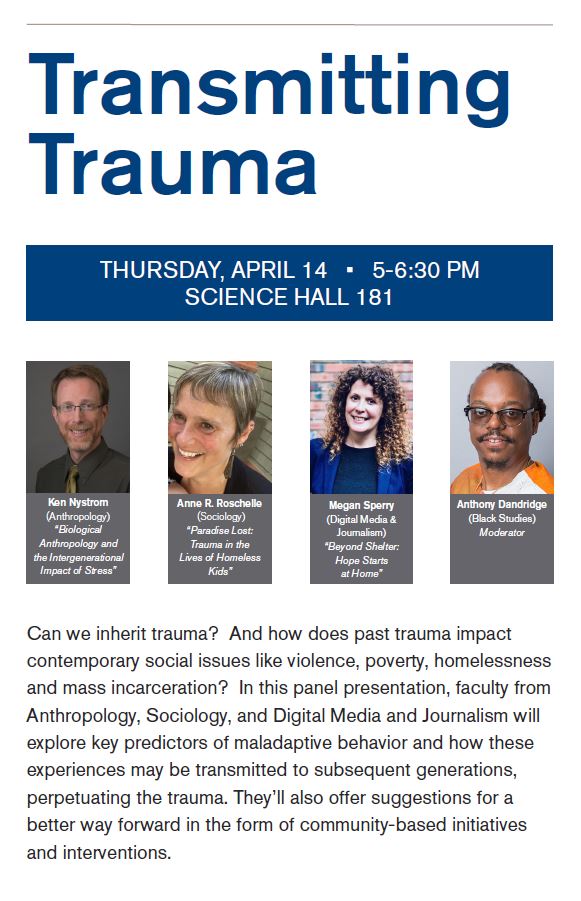 Transmitting Trauma event poster